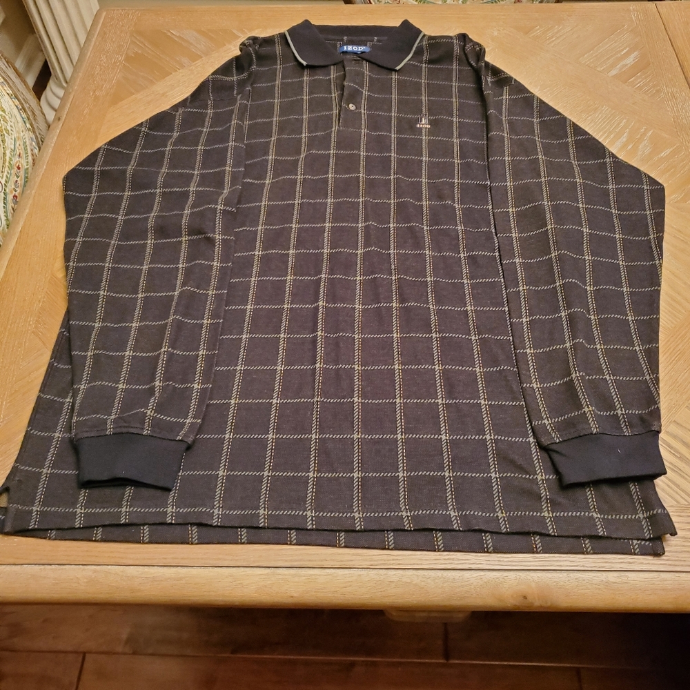 Izod Men's Long-Sleeve Pullover Shirt - Xl